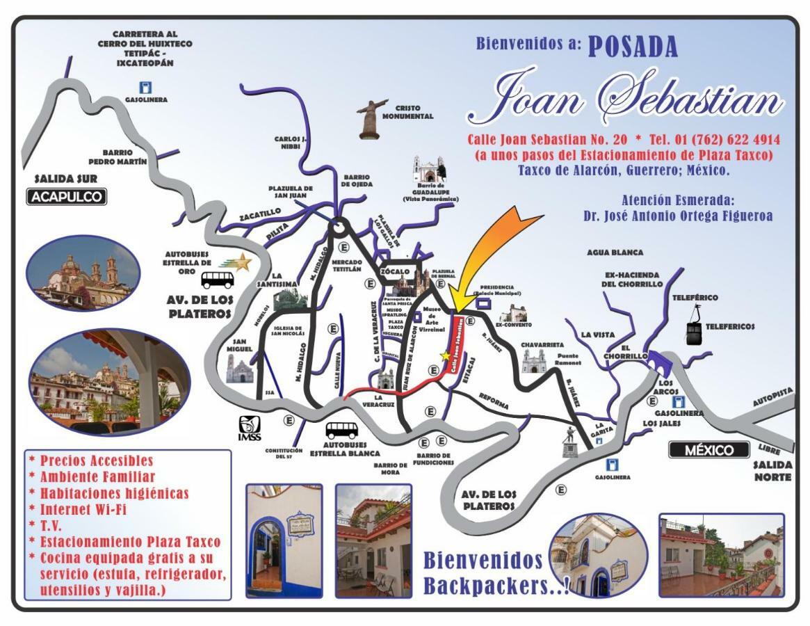 Posada Joan Sebastian Taxco Eksteriør billede